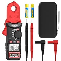 KAIWEETS KC200D Stromzange，Mini Strommesszange, True RMS Stromzangenmessgerät für AC/DC Spannung und Strom, mit NCV Erkennung, Widerstands-, Kapazitäts-, Dioden-, Frequenz- und Durchgangsmessung