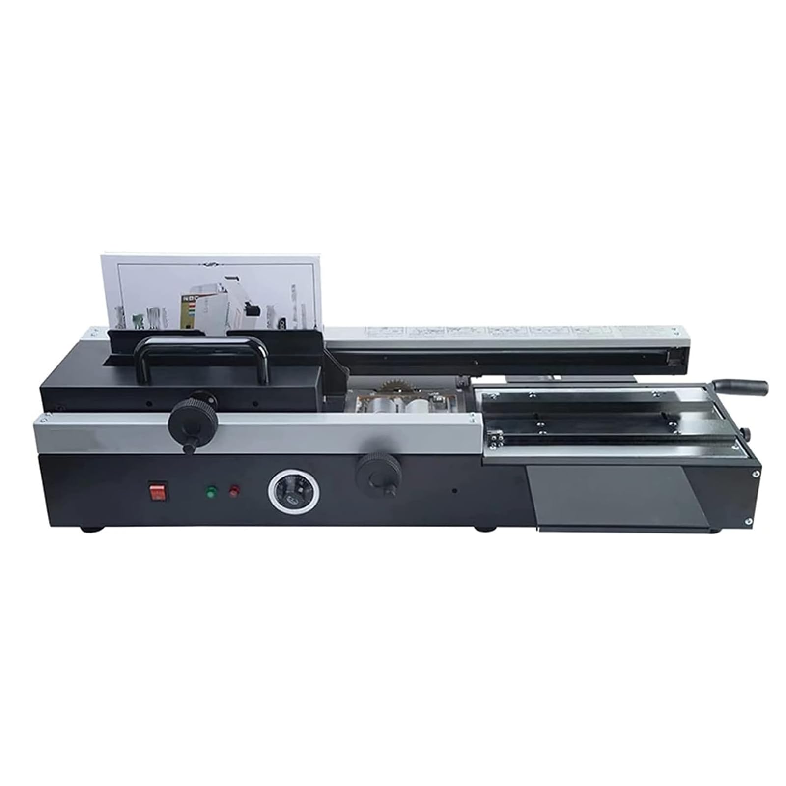 ZHJOPP 220v Electric Paper Book Stapler Creaser, Paper Book Binder, 32cm Binding Length/40mm Glue Binding Thickness, for Paper Books