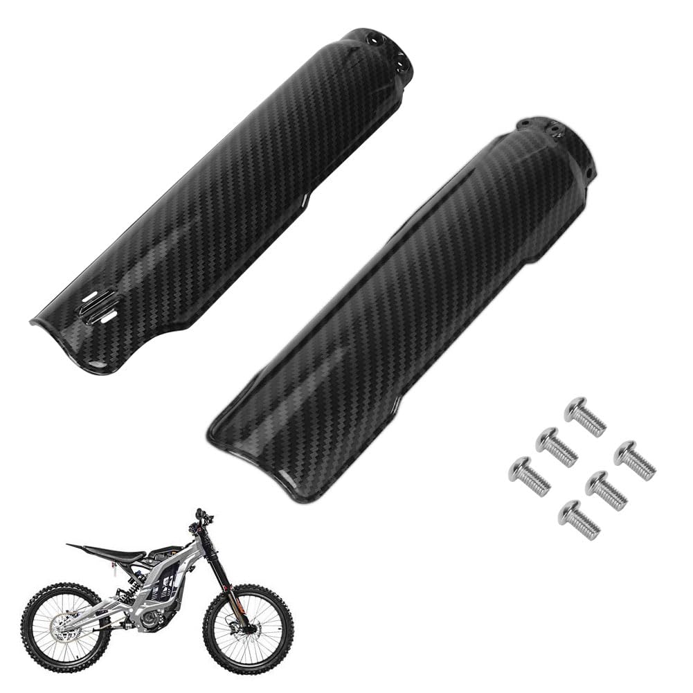 Photo 1 of ***MISSING HARDWARE***
Fork Cover Sur-Ron Imitation Carbon Fiber Front Forks Cover Protector Guards Shock Protection for Electric Dirt Bike Light Bee Surron/Sur Ron S/X Segway X160 / X260