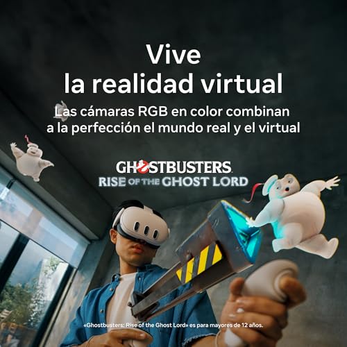 Meta Quest 3 512 GB — Las Quest más potentes — Vive la realidad virtual como nunca — Incluyen 3 meses de Meta Horizon+ para que lo pruebes - imagen 5