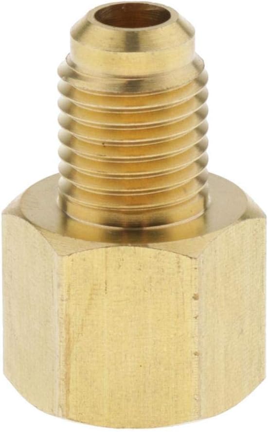 Brass 1/4'' SAE AG to G1/4'' IG Nitrogen System Regulator Adapter Fittings