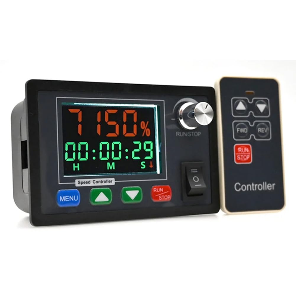Controlador de Velocidad del Motor DC10-55V 40A PWM Control Remoto Inalámbrico Gobernador del Motor con Escobillas Regulador de Voltaje Inverso Positivo