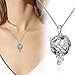 Yocoyee Dainty Phoenix Pendant Necklace Shining Crystal Phoenix Good Luck Necklace for Women Jewelry-Necklace
