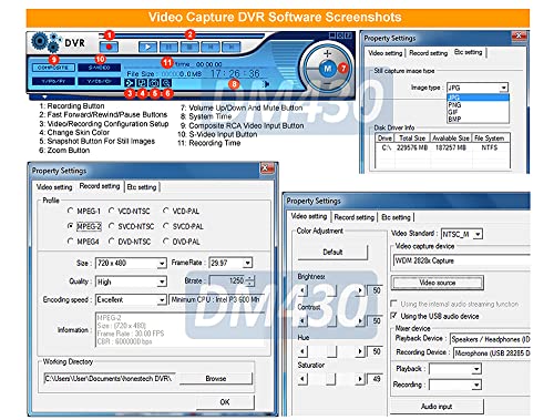 Plug-And-Play Composite Rca S-Video Audio Capture To Usb Dvr Adapter For Pc #TOP6
