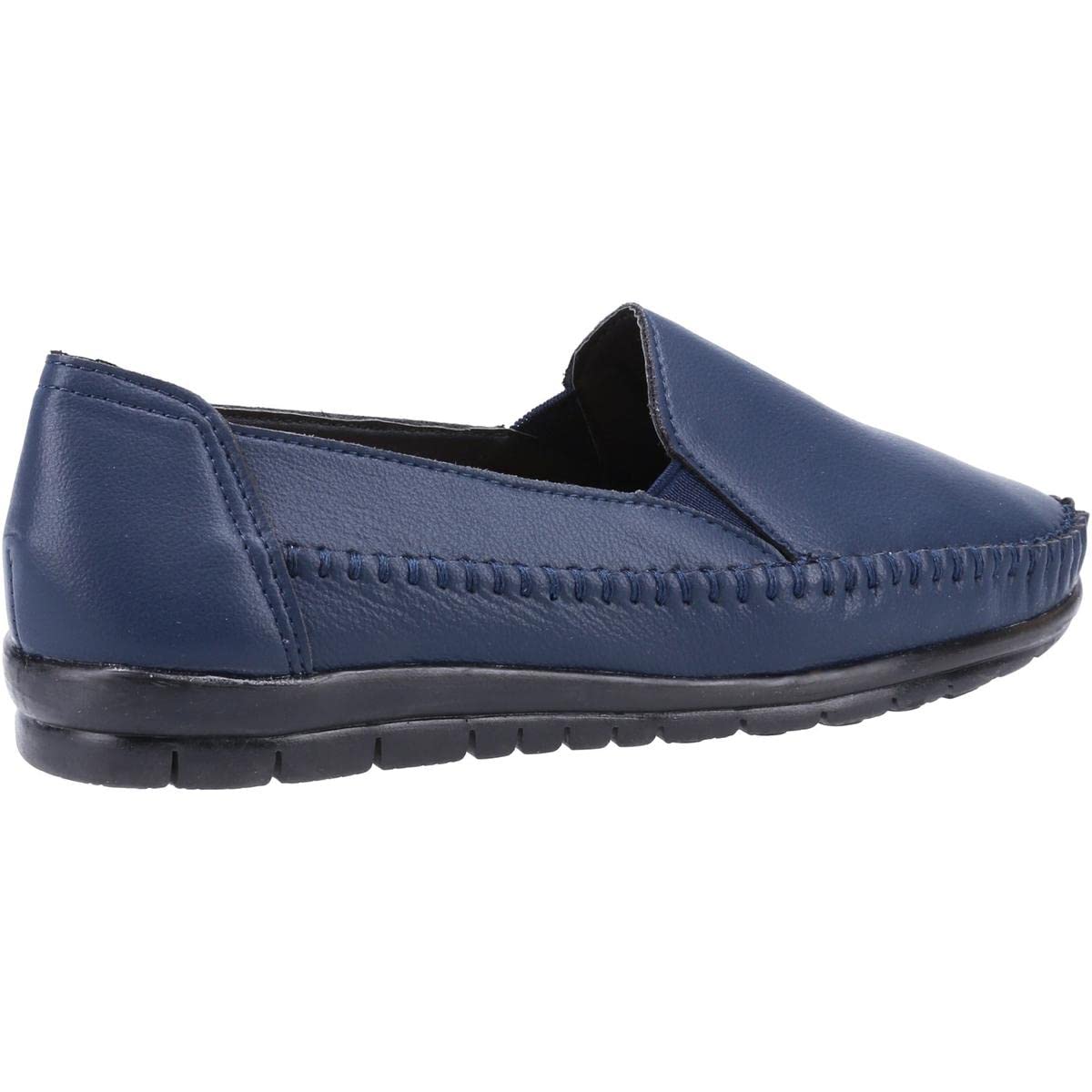Fleet & Foster Shirley Womens Flat Shoes Navy 6 UK