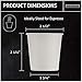 DOBI [200 Pack] 4 oz. Espresso Paper Cups - Small Disposable White Hot Paper Coffee Cups for Espresso, Macchiato, Cortado and More