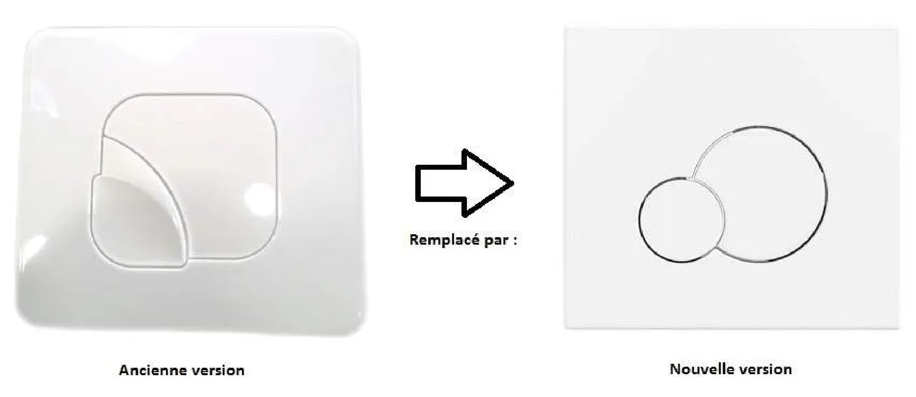 SIAMP - Plaque de Commande VERSO350 Blanche - SIAPL31182910