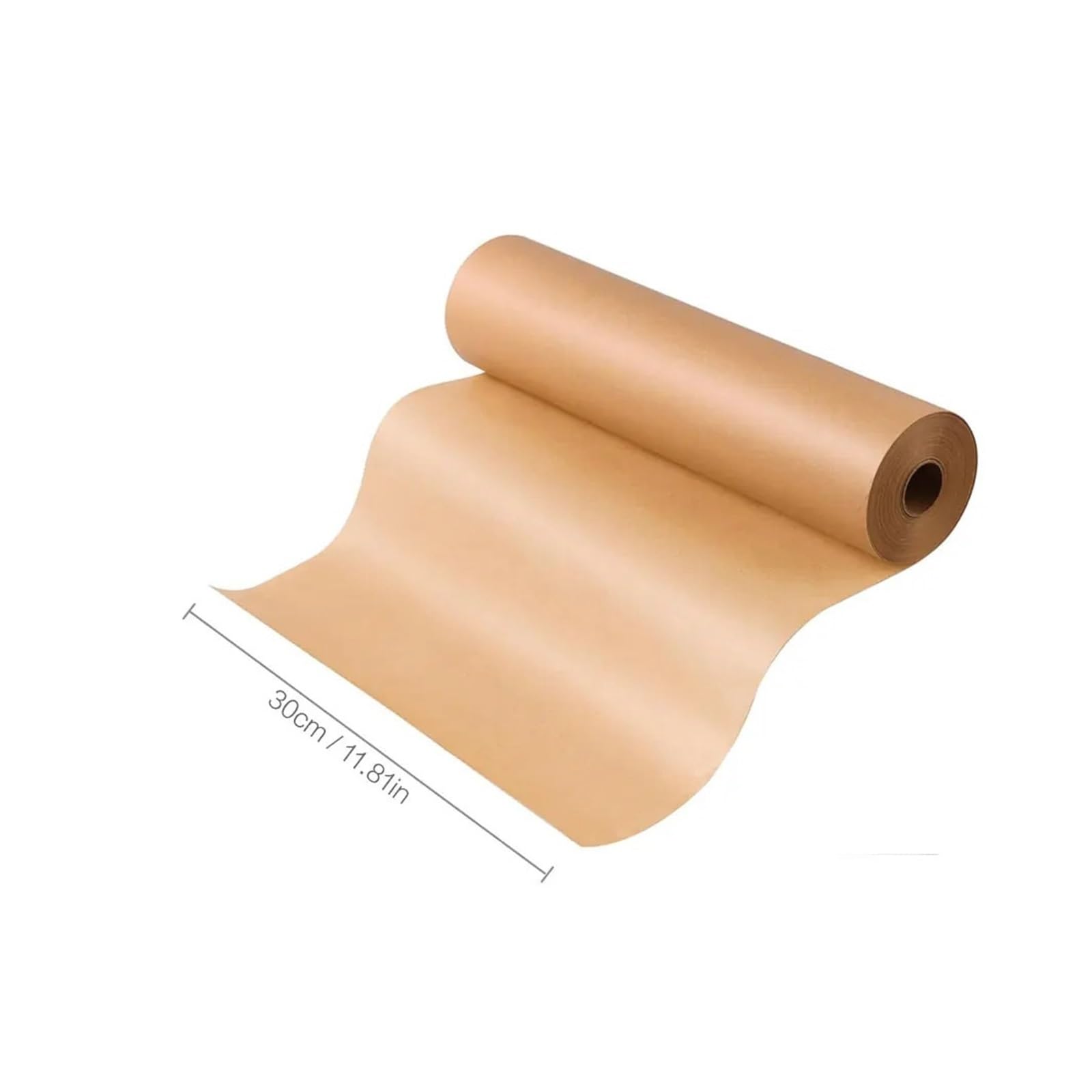 Fogli di carta da forno, for grigliare la friggitrice ad aria fumante, pane, torta, biscotti, barbecue(10m x 30cm)
