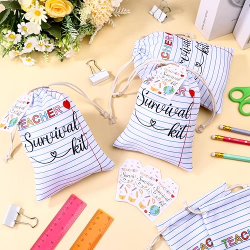 Uoeo 36 Pcs Back to School Teacher Gifts Bulk Teacher Survival Kit Bags by Uoeo - Used condition - Image 5