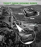 Sovonix Night Vision Goggles 4K 48MP, 10000mAh Rechargeable 8X Digital Zoom 7-Level IR Night Vision Binoculars Vista 600m can Save Photo and Video for Camping and Surveillance with 32GB Card - Image 5