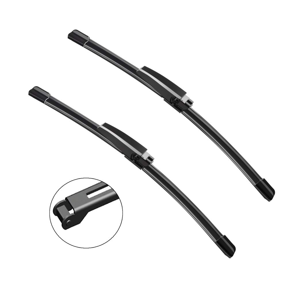 2 Factory Wiper Blades Replacement For Audi A4 S4 RS4 A6 S6 Allroad 2002-2008 Original Equipment Windshield Window Wiper Blade Set - 22"/22" (Set of 2) Pinch Tab