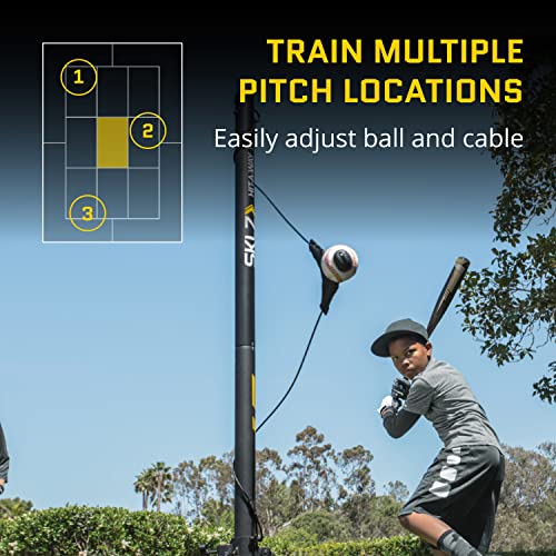 SKLZ Hit-A-Way Select Portable Baseball Training-Station Swing Trainer with Stand, Black - image 6
