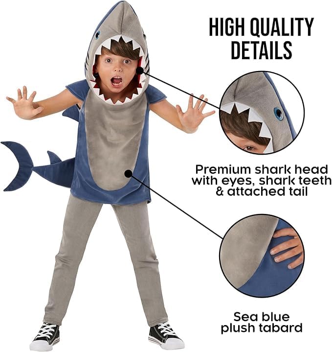 Morph Shark Costume Kids, Kids Shark Costume, Whale Outfit, Halloween Costumes For Kid, Halloween Costumes For Boys - Image 2