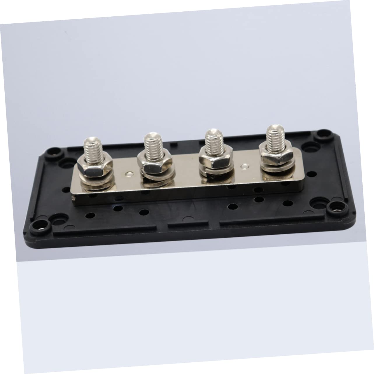 Artibetter 48v Bus Bar Terminal Block Positions Screw Connector with Insulated Cover for Automotive Rv and Power Distribution High Capacity Secure Connections Versatile Use