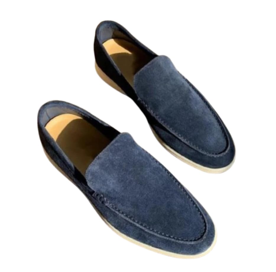 Image of Men's Suede Loafers /Moccasins