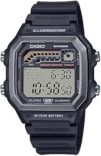 Casio Herren Analog-Digital Quarz Uhr mit Kunststoff Armband WS-1600H-1AVEF
