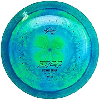 Prodigy Disc AIR Spectrum D4 | Understable Disc Golf Driver | Great for Maximum Distance Drives | Designed for All Players | 150-159g | New Swirly Lightweight Plastic | Colors May Vary