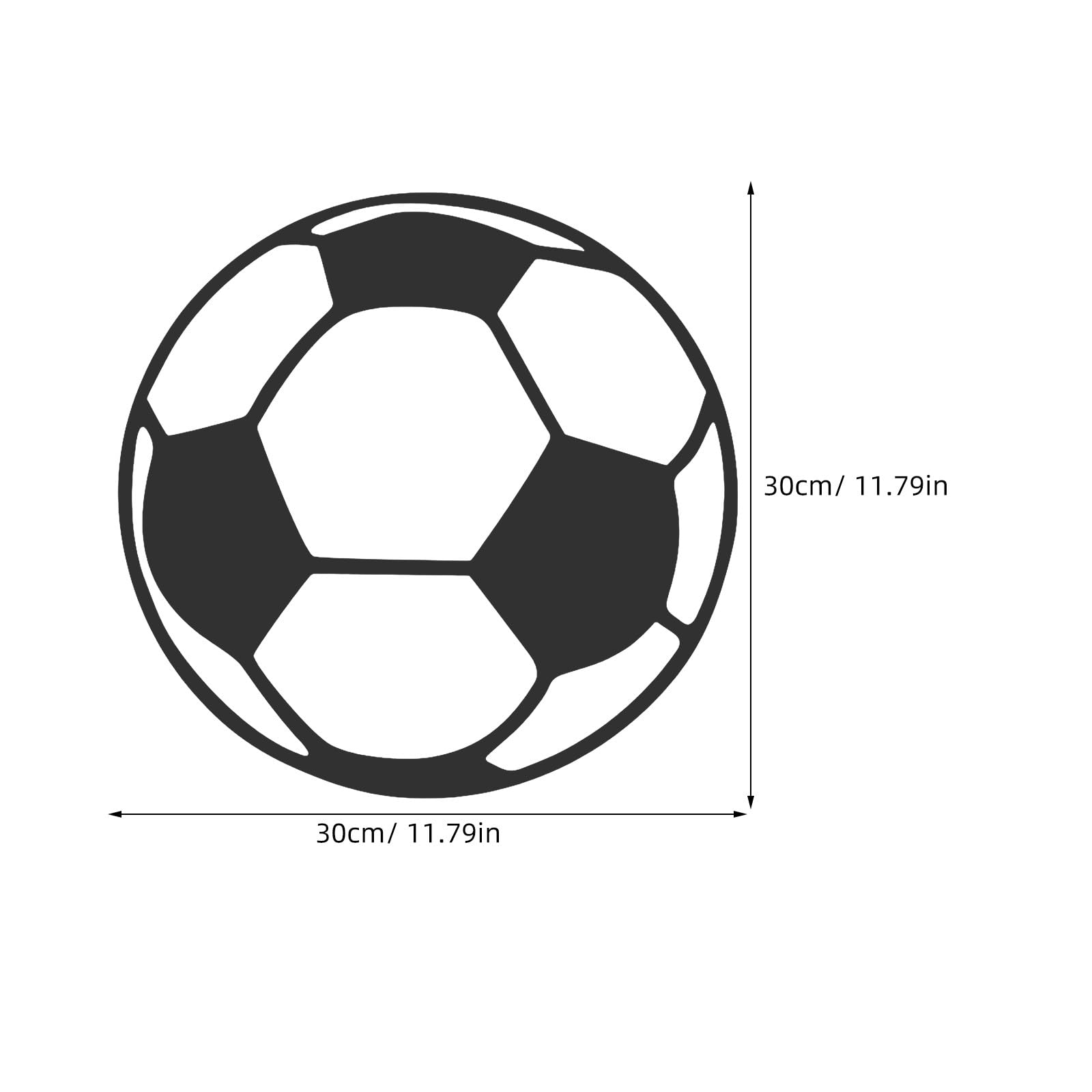 Pegatinas de Pared de Fútbol Autoadhesivas en Acrílico para Decoración de Habitación Infantil y Dormitorio, Fácil Aplicación, Diseño Vibrante y Dinámico para Niños
