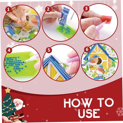Kit Art de Diamant de Noël Arbre Acrylique 5D Décoration Table - 8