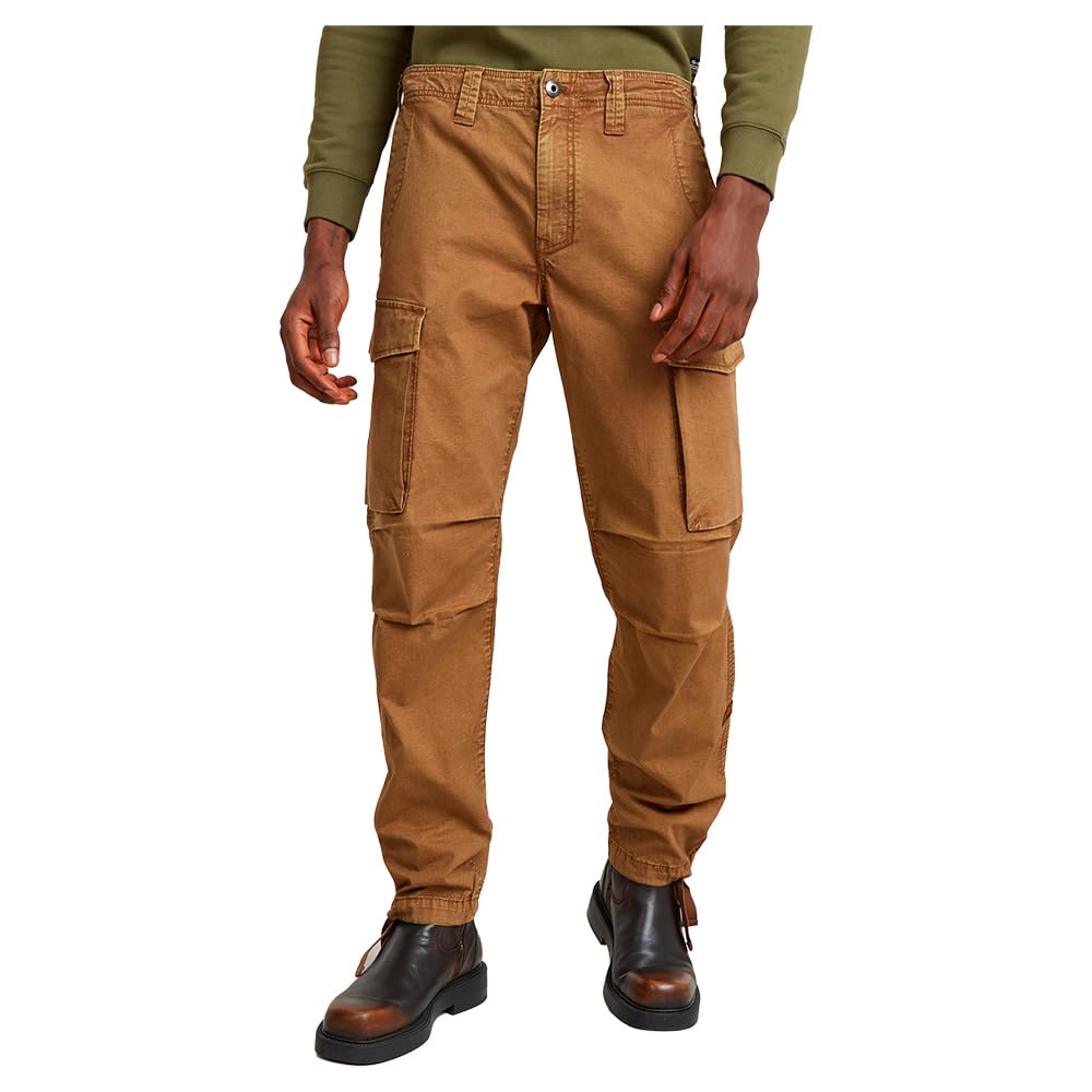 G-Star Men's Core Regular Cargo Pants, Brown (kangaroo D24309-D729-7162), 32W / 32L