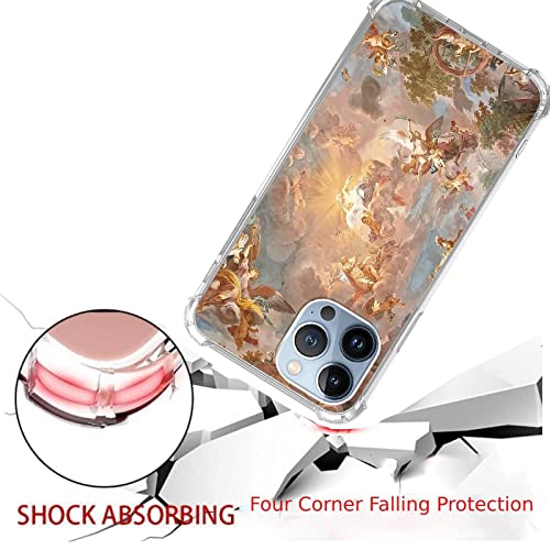 Aesthetics Angel God Painting Phone Case Compatible With Iphone 13 Pro Max, Cool Angel God Case For Iphone 13 Pro Max, Unique Trendy Tpu Bumper Protective Cover Case #TOP2