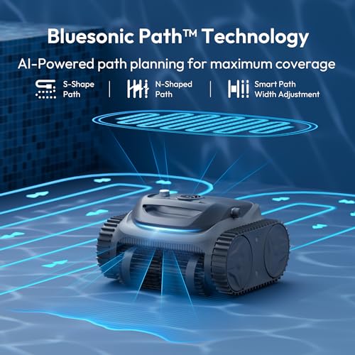 Image of (2026 New) Bubot 700 Cordless Roboitc Pool Cleaner, Pool Vacuum with 210-Min Rumtime, Superior Suction, Triple Motors, Floor /Wall /Waterline Cleaning, for Inground & Above-Ground Pool, Light Grey