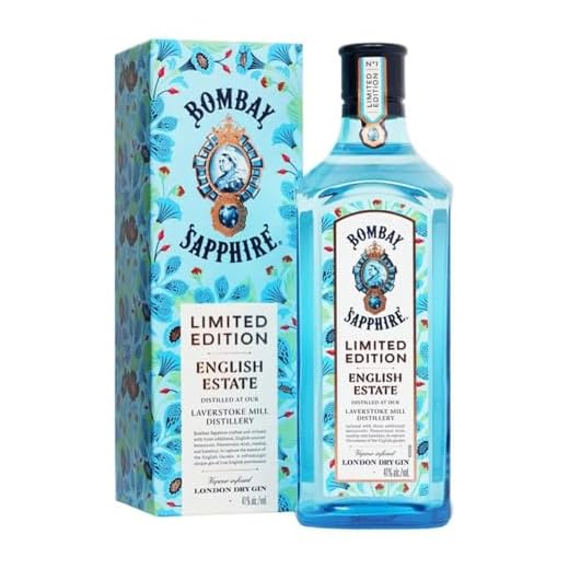 Bombay SAPPHIRE London Dry Gin English Estate Limited Edition 41% Vol. 1l in Geschenkbox