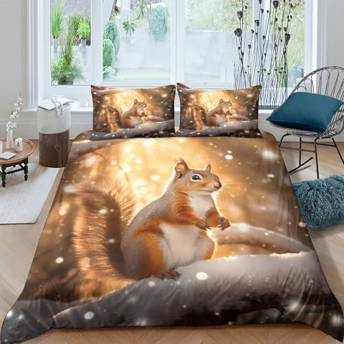 Parure de lit microfibre King 220x240cm avec housse de couette imprimé nœud scintillant et taies