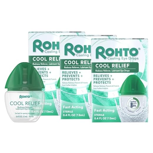 Rohto Cool The Original Cooling Redness Relief Eye Drops,0.4 Fl Oz (Pack of 3)