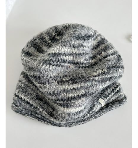 Bonnet tricoté ample doux et chaud pour un hiver cocooning Y2K