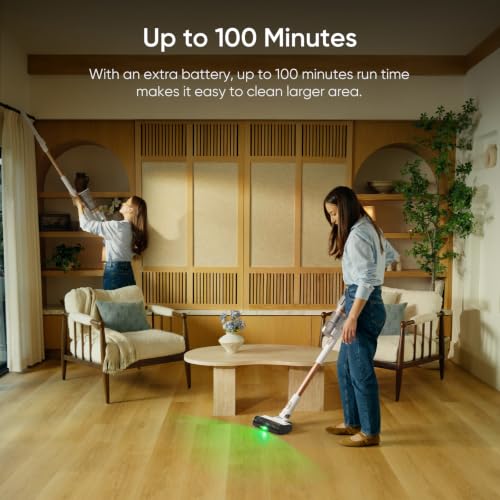 Image of Levoit VortexIQ Vacuum Replacement Battery, 2200mAh, Up to 50-Min Runtime | Extended Runtime Up to 100 Minutes with an Extra Battery, Genuine Accessory, Removable & Rechargeable, Flexible Charging