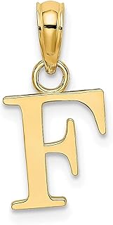 Colar de ouro amarelo 10 k com monograma inicial inicial inicial e nome e pingente joias finas para mulheres presentes para ela