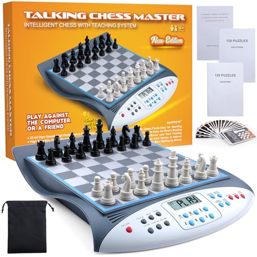 Talking Chess Master Set de Ajedrez Electrónico miniatura 1
