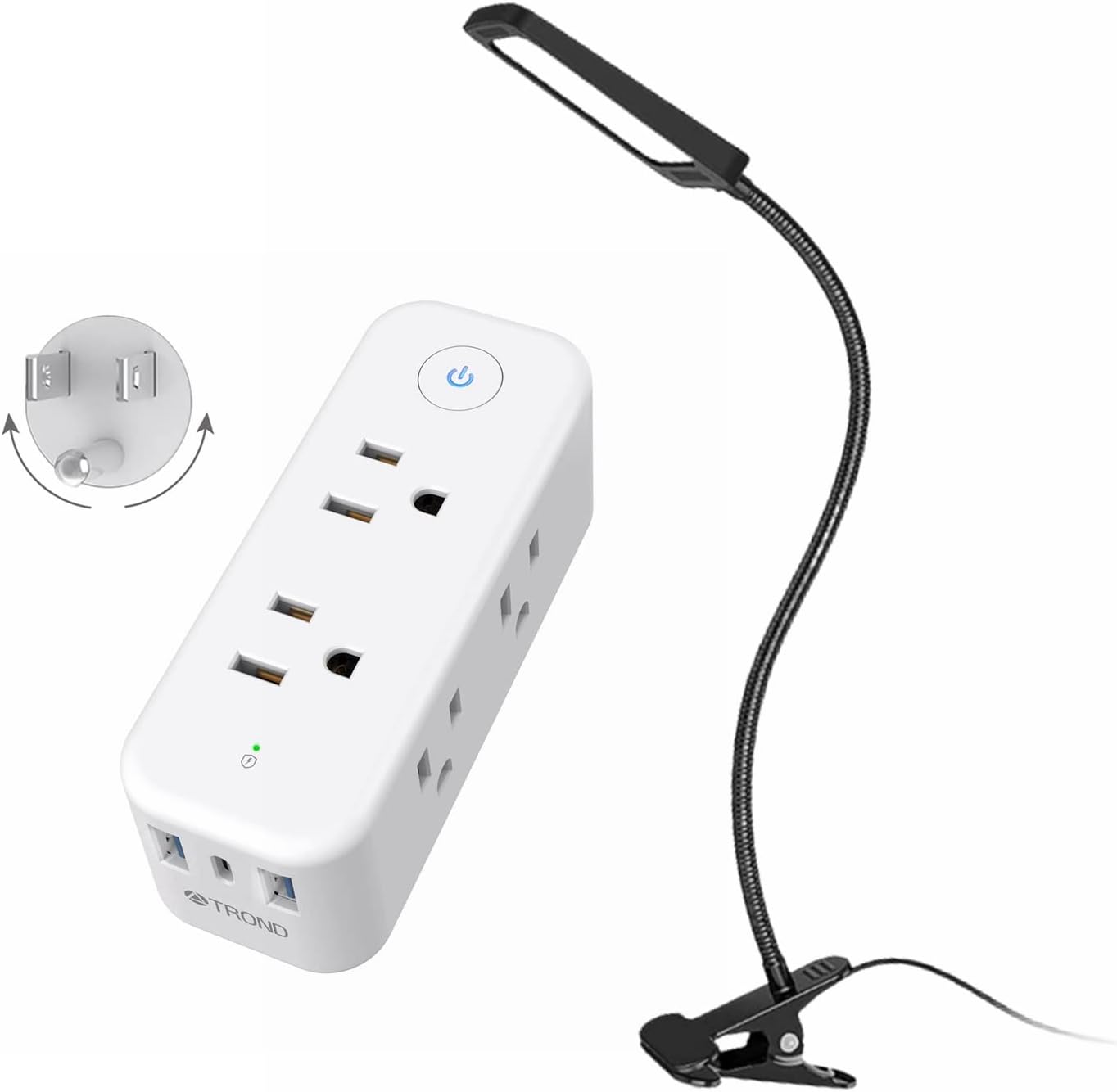 TROND LED Clamp Desk Lamp, 3Level Dimmable Desk Light