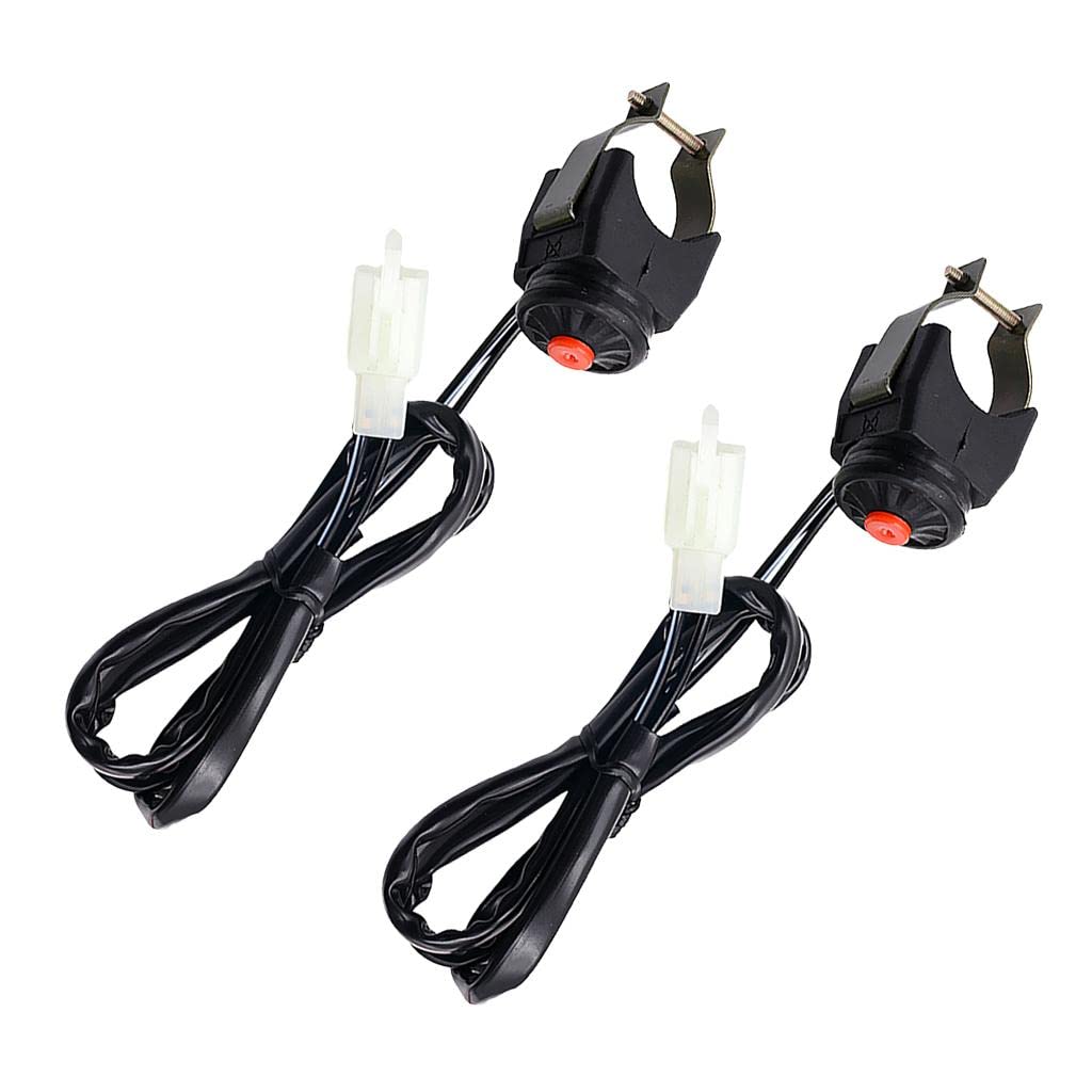 2 Piece Motorbike Dirt Bike Motorcross Kill Horn Switch Momentary Button Red | Motors | Parts & Accessories | Motorcycle Parts-image-40