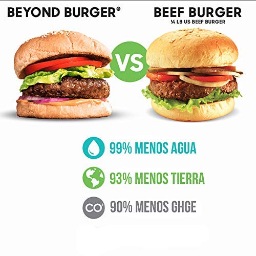 Beyond Meat Burger | Hamburguesa 100% Vegetal | Plant Based | Sin Gluten | Sin Soja | Vegano | 2 porciones (227g)