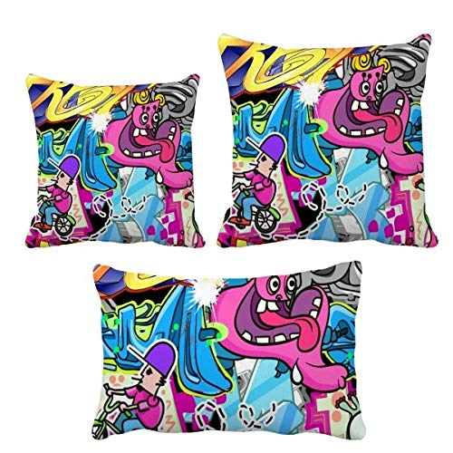 Coussin street culture pour dynamiser un canapé trop terne