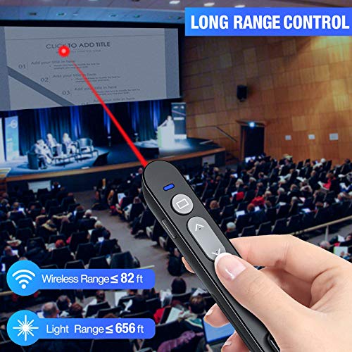 image for ESYWEN Laser Pointer for Cats Dogs, 2.4GHz Wireless Presenter Remote P