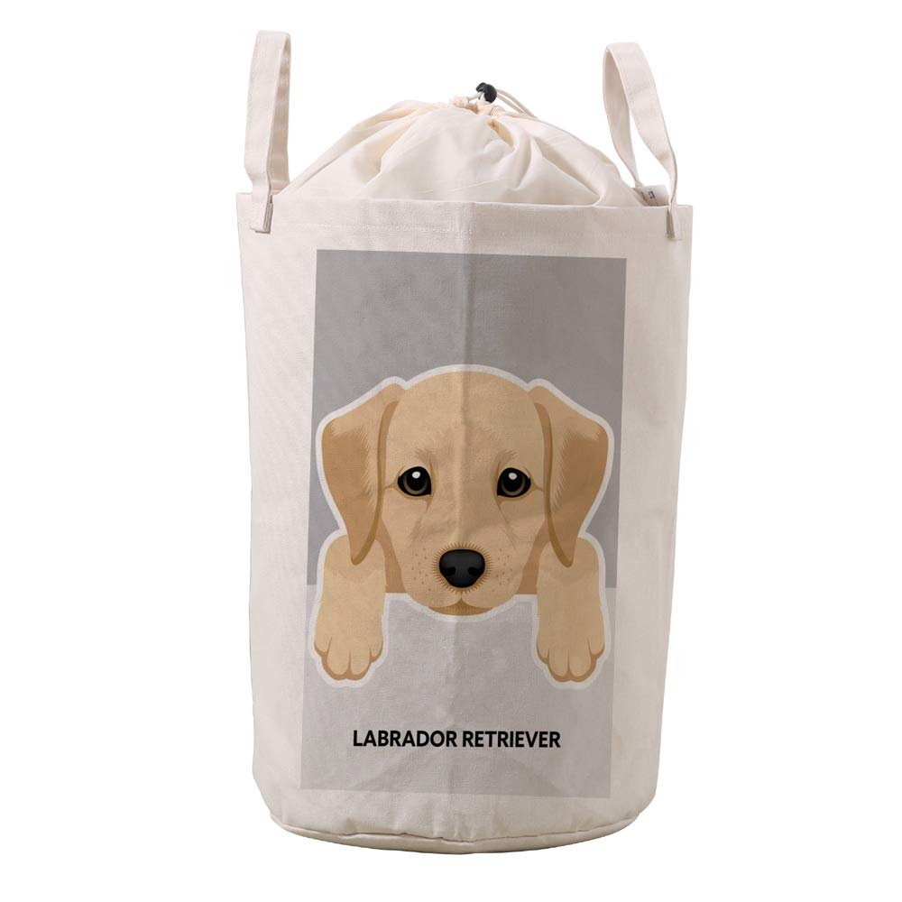 Sac à linge en lin salle de bain et sac rangement Labrador Retriever