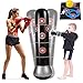 Minterest 160CM Saco de Boxeo, Saco de Boxeo de Pie Adulto para un Rebote inmediato para Practicar Karate, Taekwondo y aliviar Pent Up Energy en niños Adultos, Ejercicio Boxeo Objetivo Bolsa