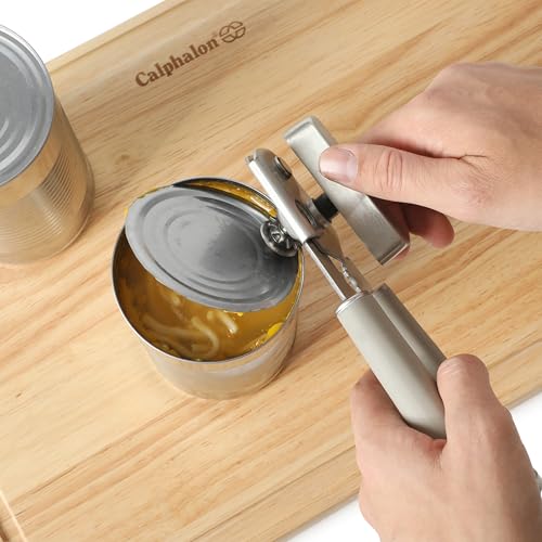 Image of Calphalon Edge 11-Piece Silicone and Stainless Steel Kitchen Tool Set, Kitchen Utensil Set, Heat Resistant Nonstick Safe Kitchen Gadgets with Non-Slip Handle, Durable Kitchen Gadgets (Taupe)