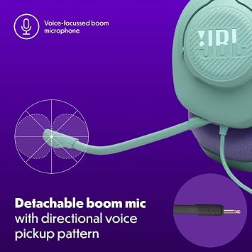 JBL Quantum 100M2,Gaming Kulaklık,Kablolu,Yeşil