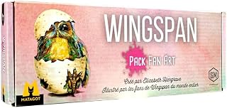 Matagot Wingspan – Fan Art Pack (Version Française) | Extension Jeu de Société avec 255 Cartes Oiseaux Illustrées par Fans | Compatible Wingspan & Extensions