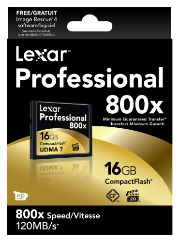 Lexar Professional 800X 16Gb Compactflash Memory Card Lcf16Gctbna800 #TOP1