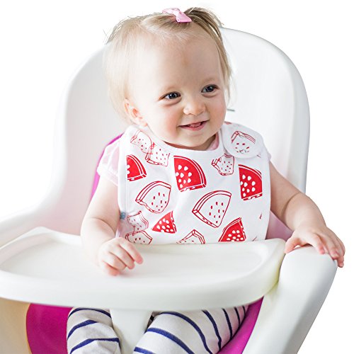 Baby Bib Large Toddler Burpy Absorbent Feeding Reflux Drool Teething Snap Button - Thumbnail 7