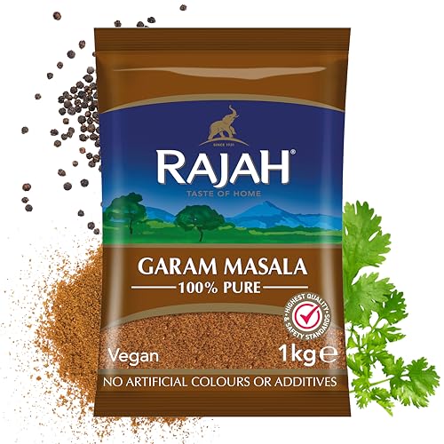 Rajah Spices Garam Masala | Ground Spice Mix | Blended Ground Spices | (1kg)