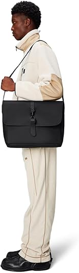 RAINS Messenger Bag - Laptop Bag for men and women - Fits 16” laptop or tablet