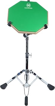 Maxword DD-239GR Pro Bateri Davul Çalışma Pedi Seti Drum Practice Pad Full Set