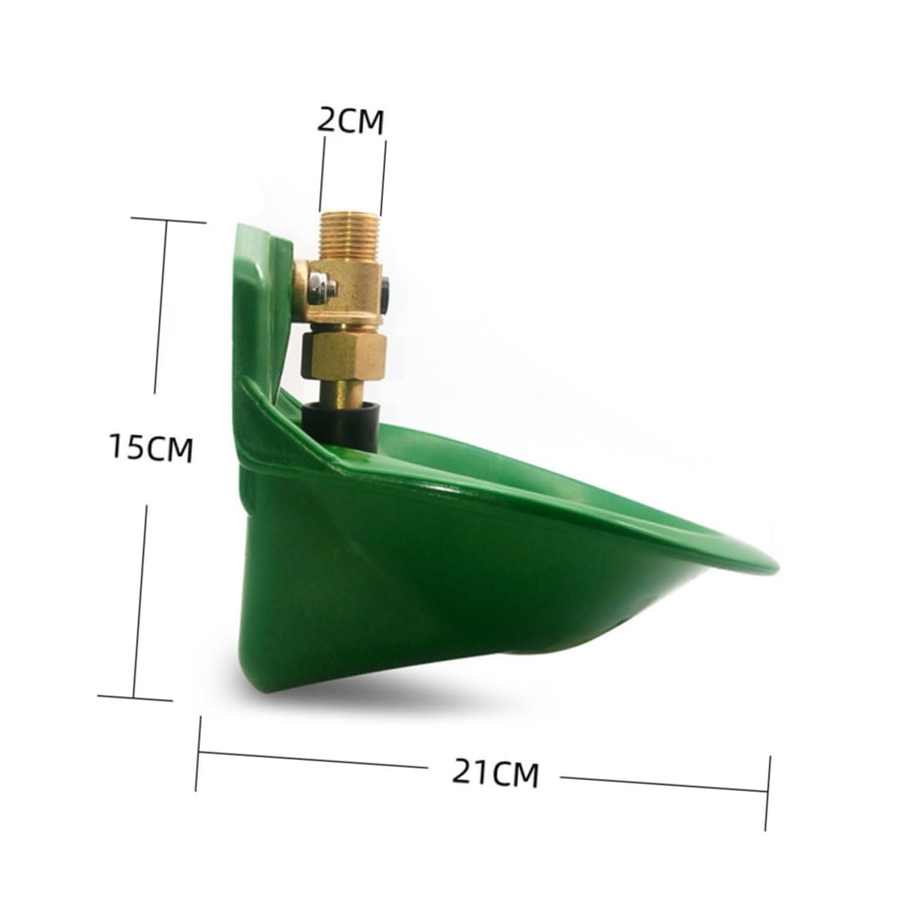 VANZACK Self-Filling Water Bowl for Sheep Goats Metal Feeder Pet Bowl Automatic Water Feeder Farm Accessories