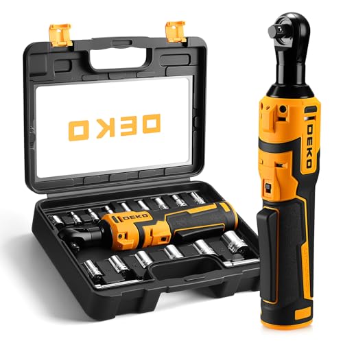 DEKOPRO Clé à Cliquet Sans Fil Electrique - 8V 30N.m 450tr/min 3/8